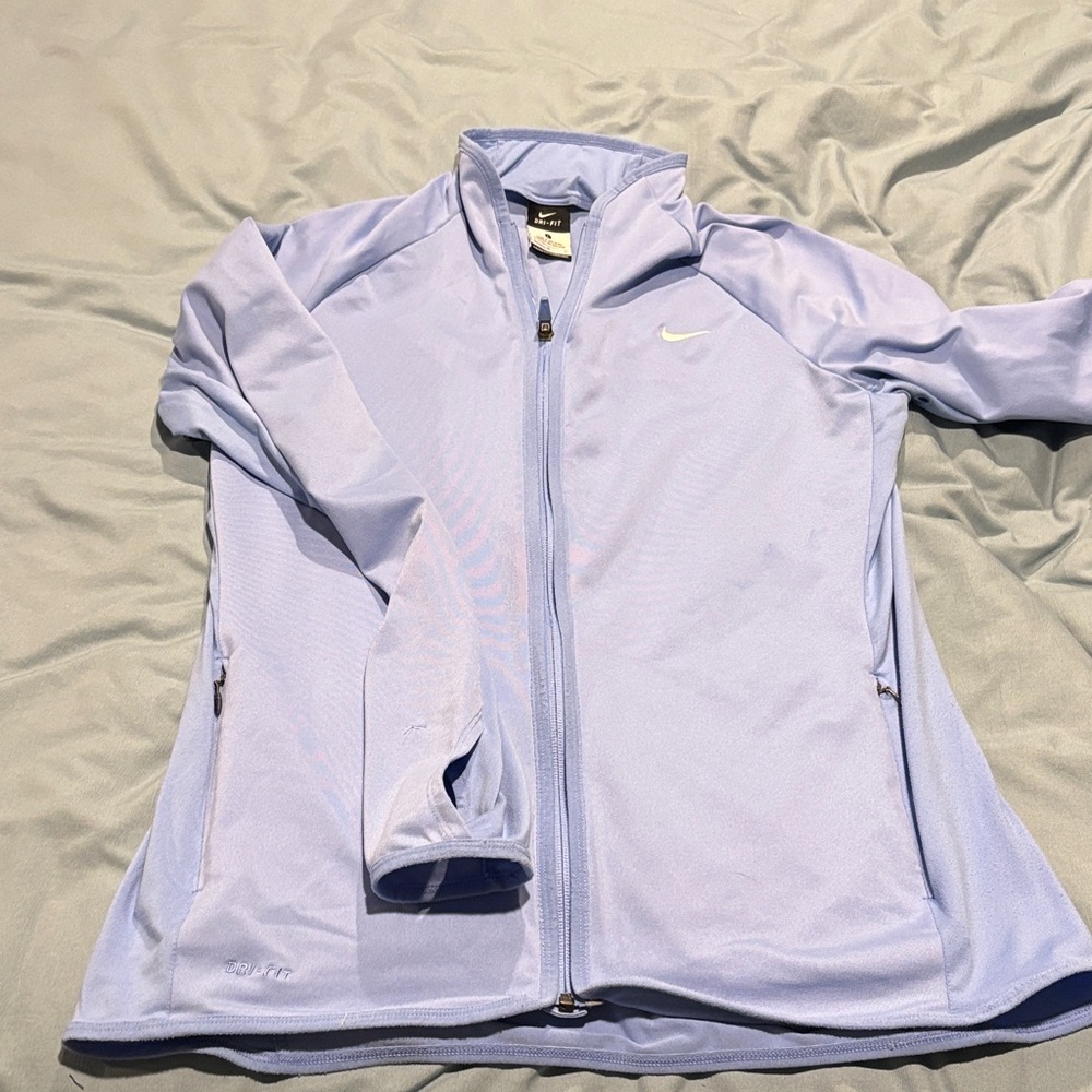 Nike Women's Full Zip Light Blue Jacket
